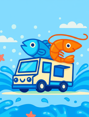 Fresh Seafood Truck